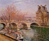 Pissarro, Camille - The Pont Royal and the Pavillion de Flore